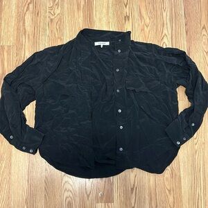 Frame Silk Button Long Sleeve